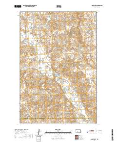Almont East 2020 topographic map thumbnail