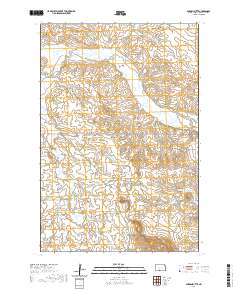 Barren Butte 2020 topographic map thumbnail