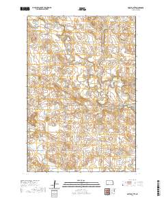 Barths Butte 2020 topographic map thumbnail