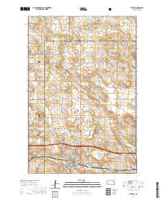 Belfield 2020 topographic map thumbnail