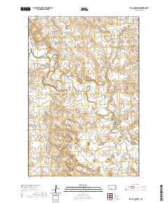 Bell Coulee West 2020 topographic map thumbnail