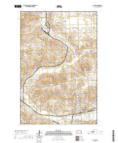 Beulah 2020 topographic map thumbnail