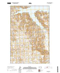 Beulah NW 2020 topographic map thumbnail