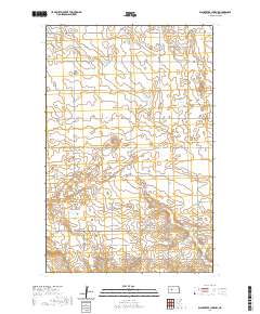 Blackwater Lake NW 2020 topographic map thumbnail