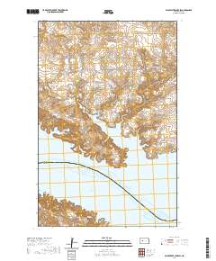 Blackwater Lake SW 2020 topographic map thumbnail