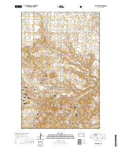 Blue Buttes 2020 topographic map thumbnail