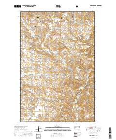 Blue Buttes SE 2020 topographic map thumbnail
