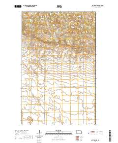 Bottineau SE 2020 topographic map thumbnail