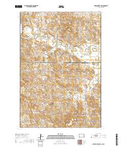 Bowman-Haley Dam 2020 topographic map thumbnail