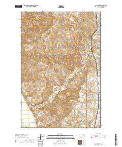 Burnt Butte 2020 topographic map thumbnail
