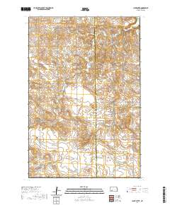 Clark Butte 2020 topographic map thumbnail