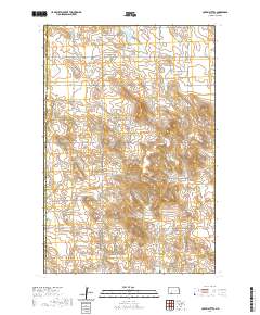 Coffin Buttes 2020 topographic map thumbnail