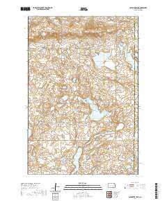 Coldwater Lake 2020 topographic map thumbnail