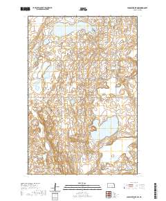 Coldwater Lake NW 2020 topographic map thumbnail