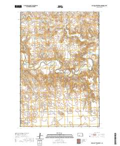 Crown Butte Creek SE 2020 topographic map thumbnail