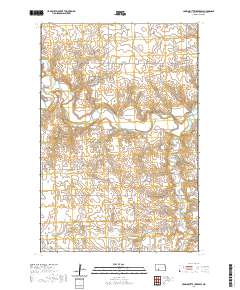 Crown Butte Creek SW 2020 topographic map preview