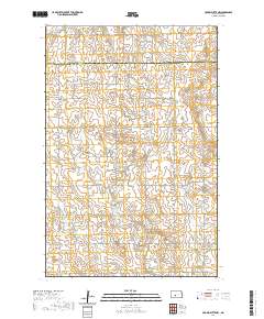 Crown Butte NW 2020 topographic map thumbnail