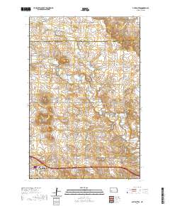 Davis Buttes 2020 topographic map thumbnail