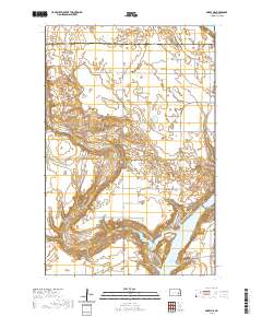 Dazey NE 2020 topographic map thumbnail