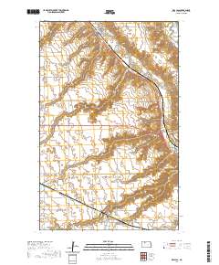 Des Lacs 2020 topographic map thumbnail