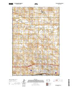 Dickinson North 2020 topographic map thumbnail