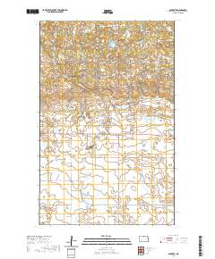 Dunseith 2020 topographic map thumbnail