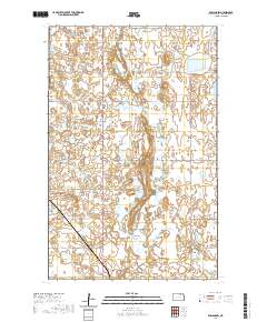 Egeland SW 2020 topographic map thumbnail
