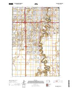 Fargo South 2020 topographic map thumbnail