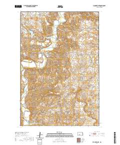 Fish Creek Lake 2020 topographic map thumbnail