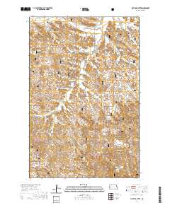 Flat Rock Butte 2020 topographic map thumbnail