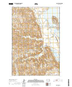 Fort Yates 2020 topographic map preview