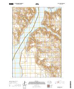Fort Yates NE 2020 topographic map thumbnail