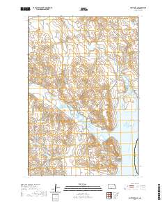Fort Yates NW 2020 topographic map thumbnail