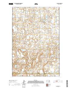 Gackle NE 2020 topographic map thumbnail