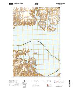 Garrison Dam North 2020 topographic map thumbnail