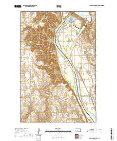 Garrison Dam South 2020 topographic map thumbnail