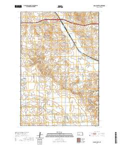 Glen Ullin SW 2020 topographic map thumbnail