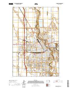 Grand Forks 2020 topographic map thumbnail