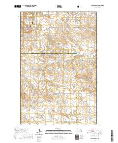 Grassy Butte SE 2020 topographic map thumbnail