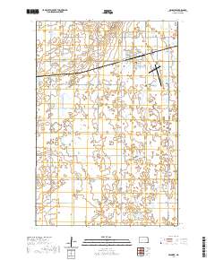 Gwinner 2020 topographic map thumbnail