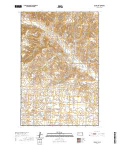 Halliday NE 2020 topographic map thumbnail