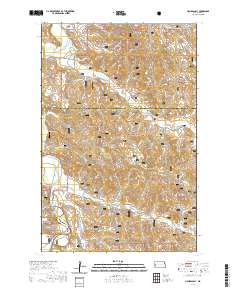 Hanks Gully 2020 topographic map thumbnail