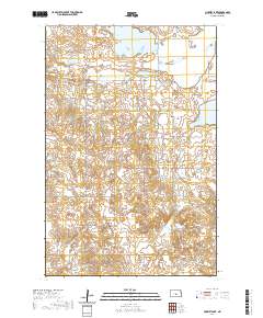 Harriet Lake 2020 topographic map thumbnail