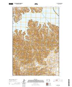 Hay Flat 2020 topographic map thumbnail
