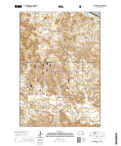 Hettinger South 2020 topographic map thumbnail