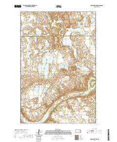 Horseshoe Lake 2020 topographic map thumbnail