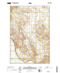 Huff NE 2020 topographic map thumbnail