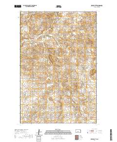 Keever Butte 2020 topographic map thumbnail