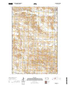 Killdeer 2020 topographic map thumbnail