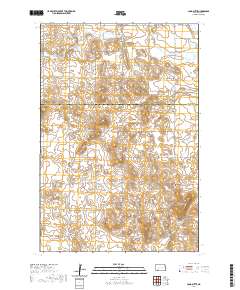 Long Butte 2020 topographic map thumbnail